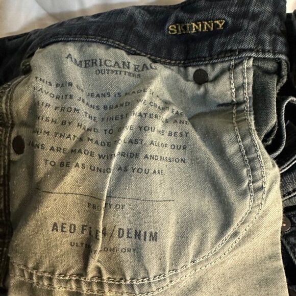 American Eagle Jeans Waise 30 Inseam 30 Inches Extreme Flex - Picture 12 of 14